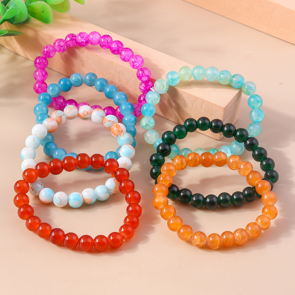 Simple Style Round Ore Wholesale Bracelets display picture 1