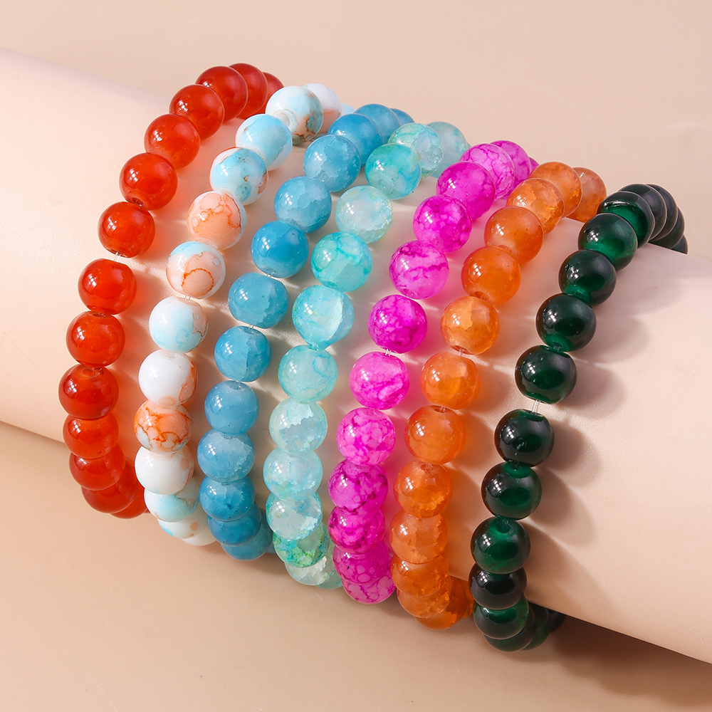 Simple Style Round Ore Wholesale Bracelets display picture 2