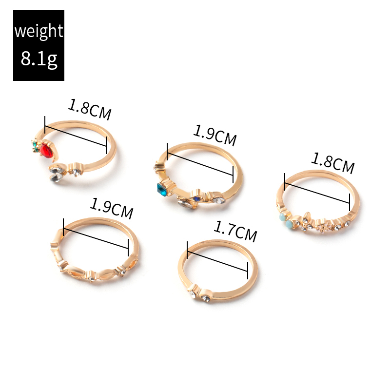 Lady Shiny Round Alloy Women's Rings display picture 2