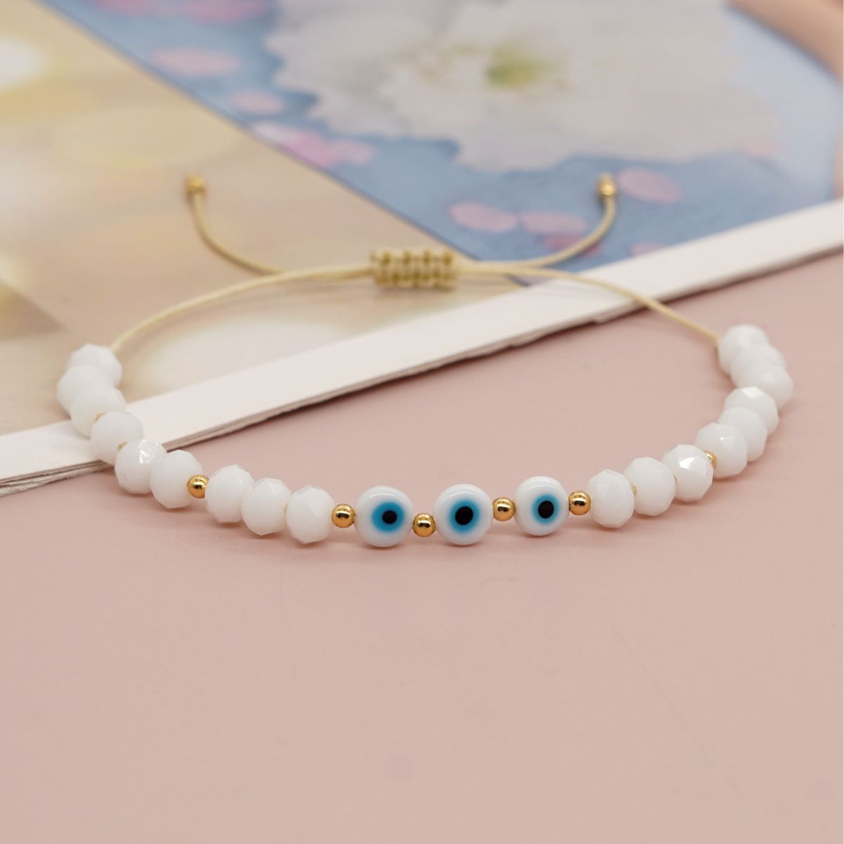 Simple Style Commute Devil's Eye Artificial Crystal Wholesale Bracelets display picture 4