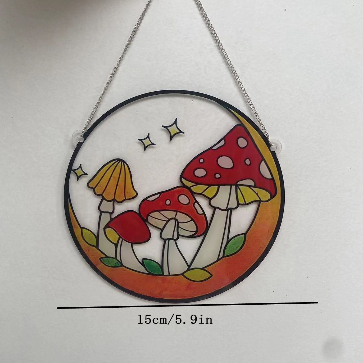 Cartoon Style Mushroom Arylic Pendant display picture 1