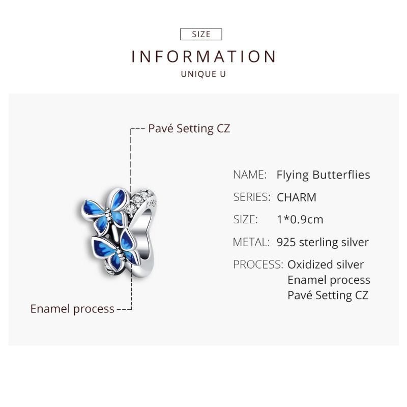 Casual Animal Sun Butterfly Sterling Silver Beaded Inlay Zircon Jewelry Accessories display picture 24