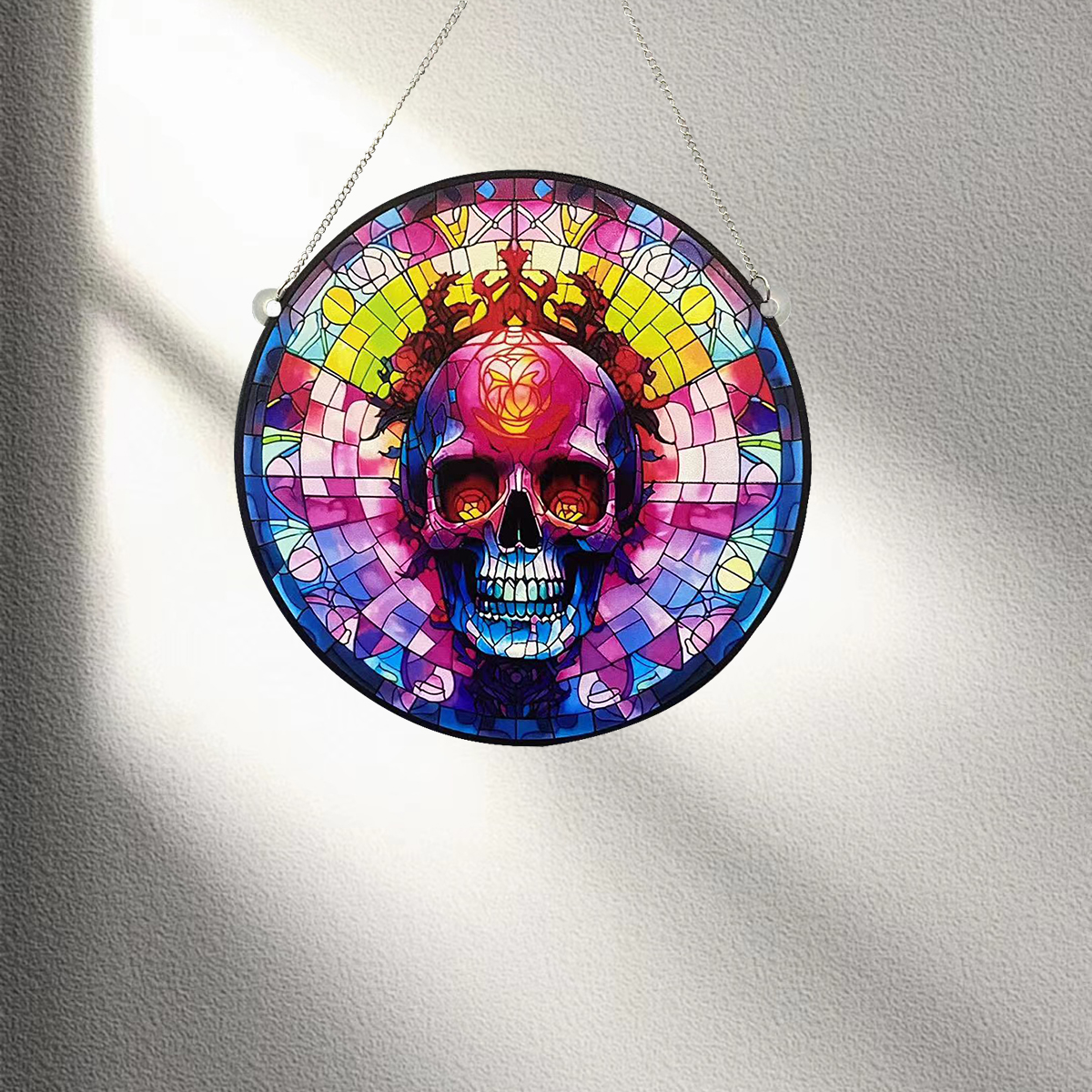 Halloween Skull Arylic Party Hanging Ornaments Decorative Props display picture 3