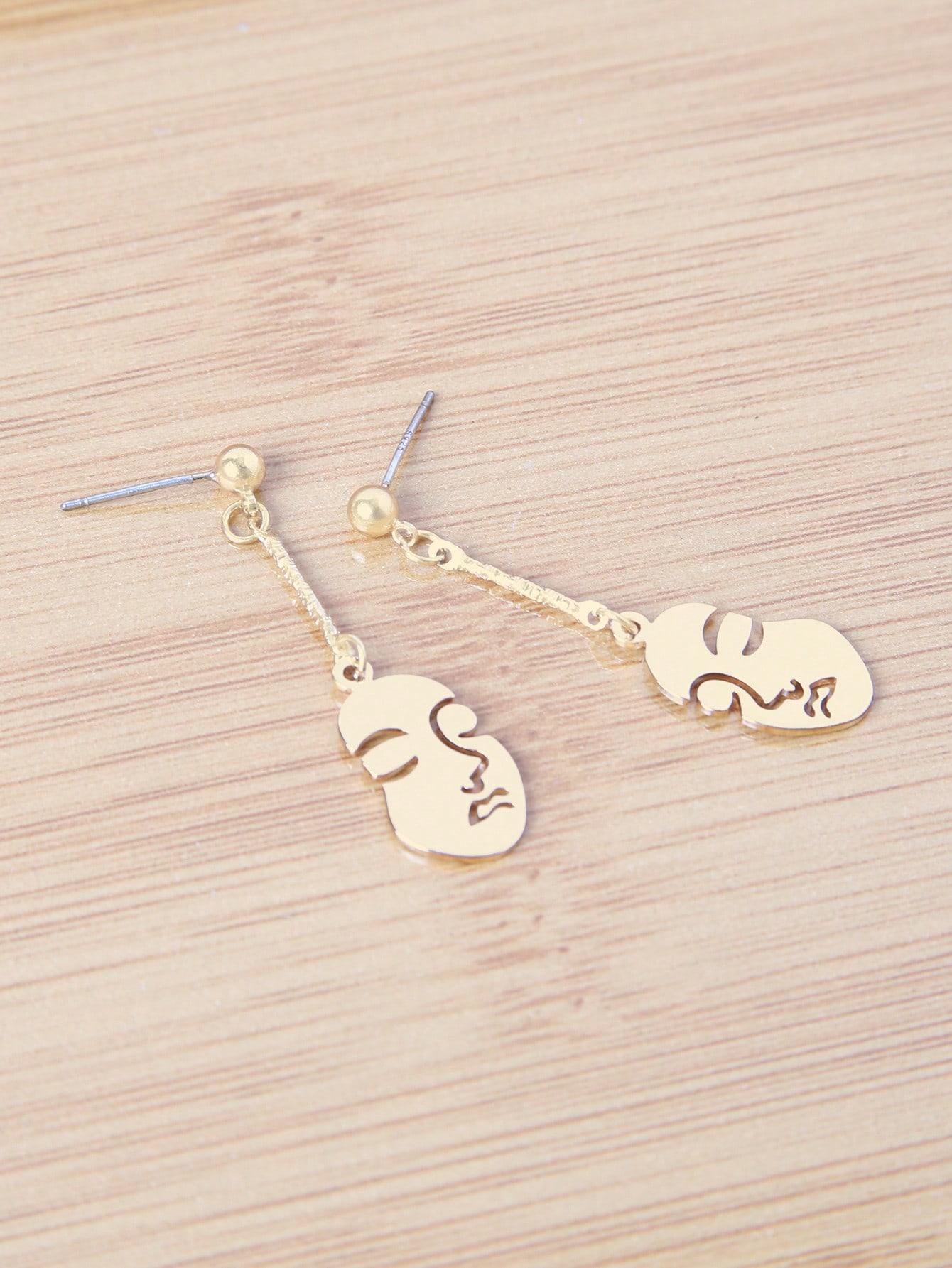 Bijoux En Gros Style Simple Visage Humain Alliage Boucles D'oreilles display picture 4