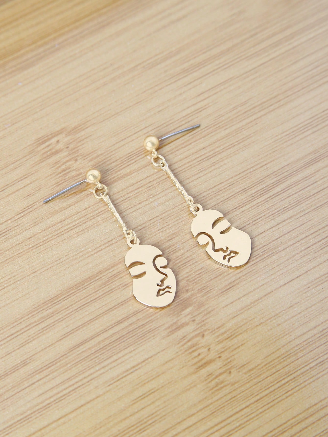 Bijoux En Gros Style Simple Visage Humain Alliage Boucles D'oreilles display picture 3