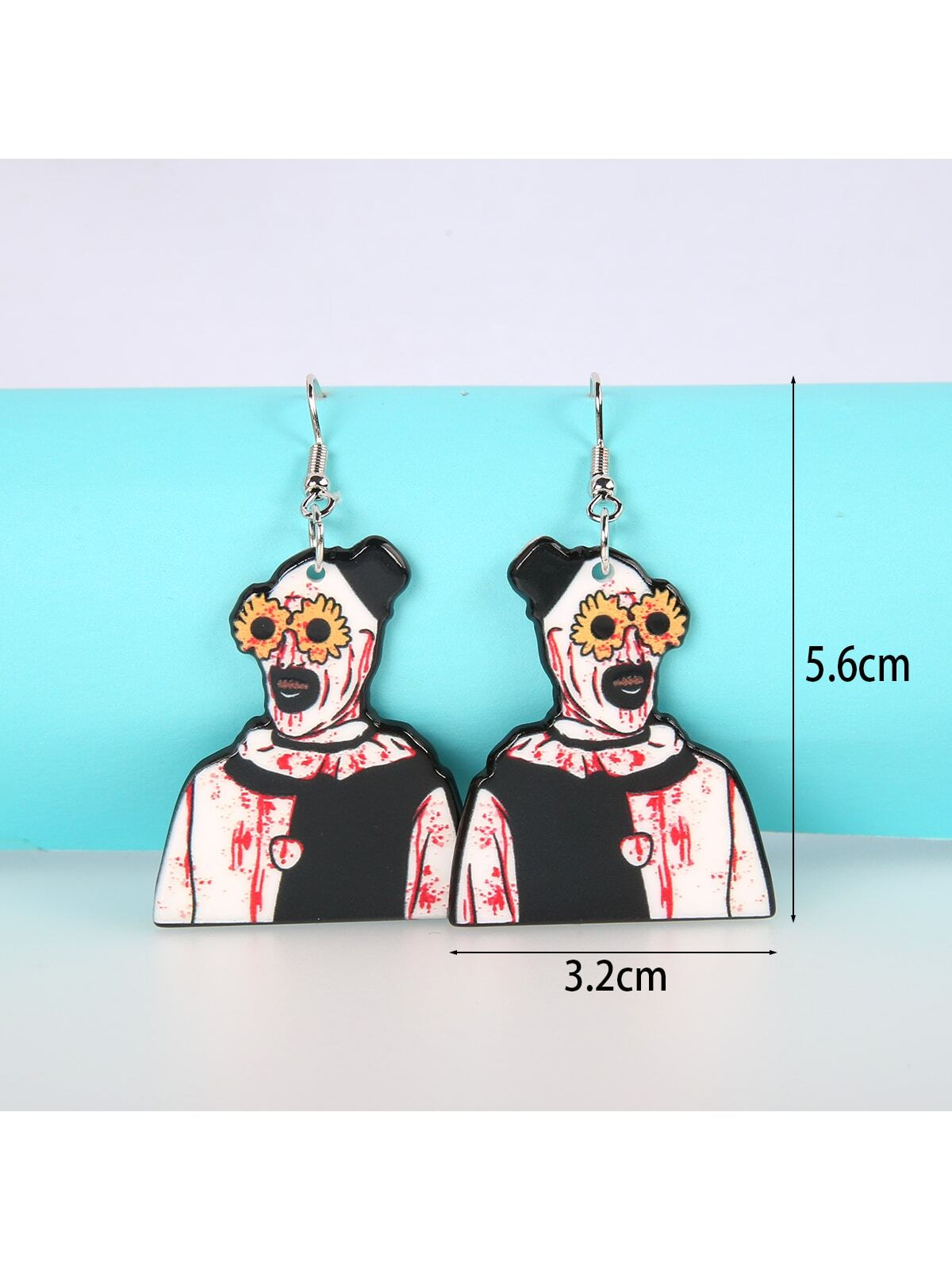 Wholesale Jewelry Simple Style Cartoon Arylic Drop Earrings display picture 5