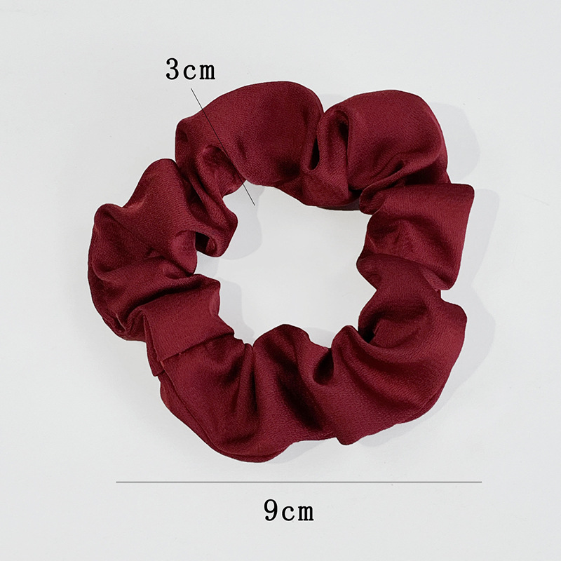 Women's Simple Style Solid Color Cloth Hair Tie display picture 1