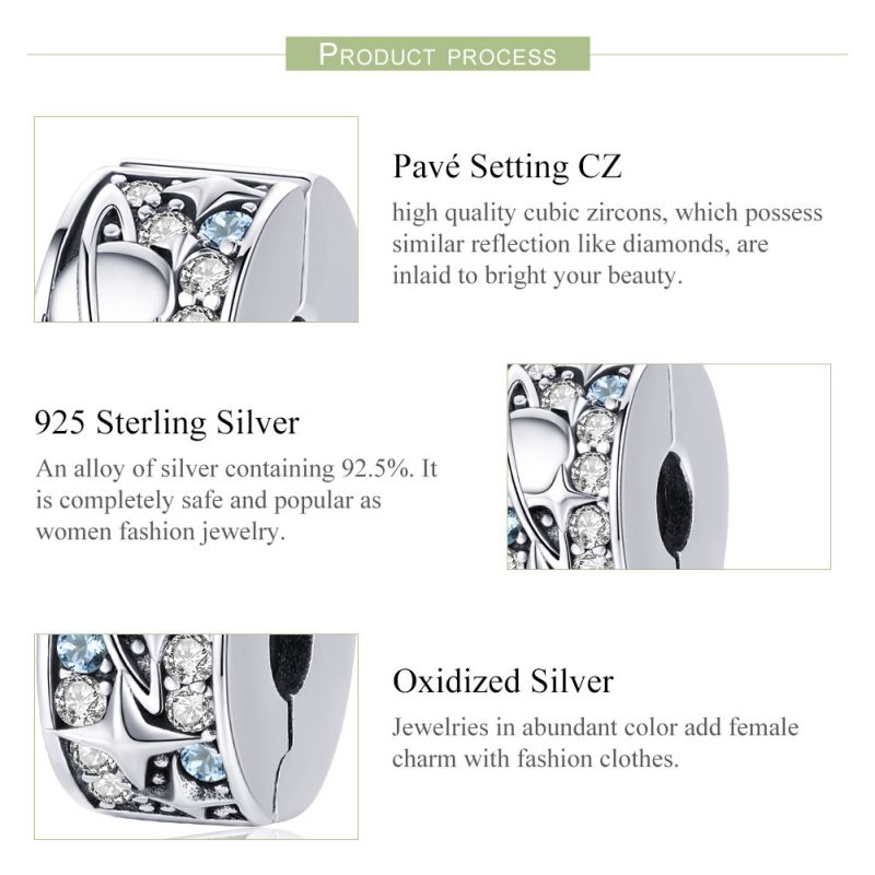 غير رسمي شكل القلب الفضة الاسترليني ترصيع الزركون اكسسوارات المجوهرات display picture 9