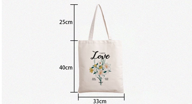 Women's Streetwear Flower Canvas Shopping Bags display picture 1