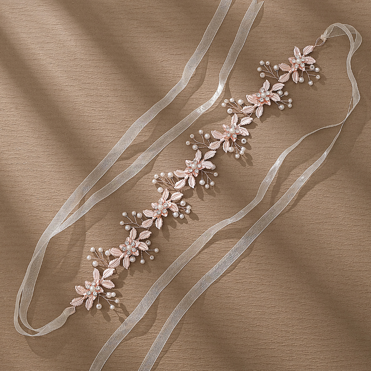 Retro Flower Alloy Hair Band display picture 7
