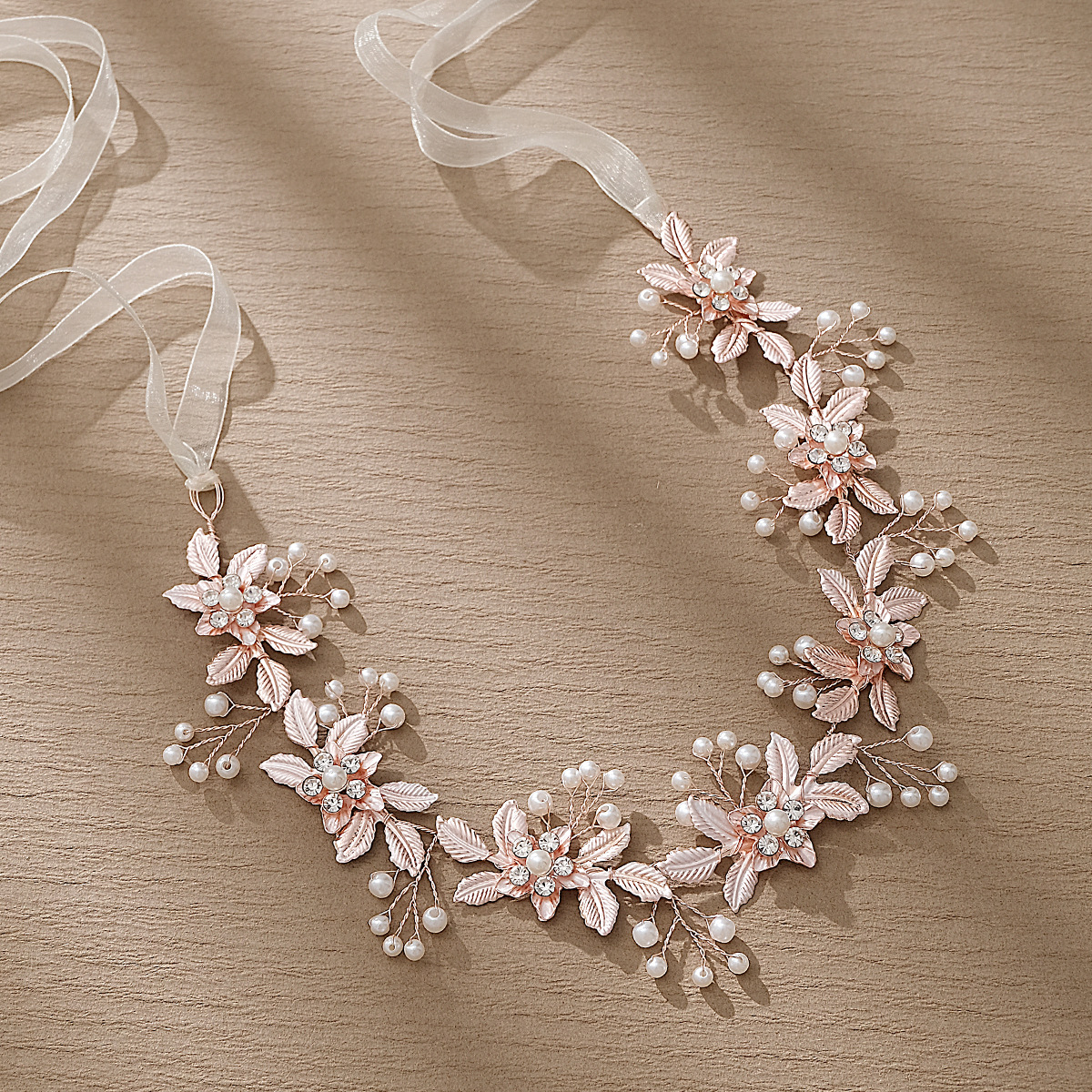 Retro Flower Alloy Hair Band display picture 8