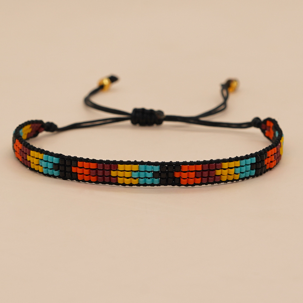 Casual Color Block Rope Knitting Unisex Bracelets display picture 5