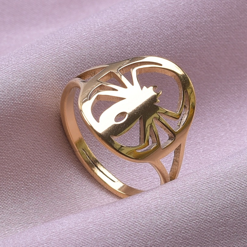 Streetwear Cool Style Spider Stainless Steel Unisex Rings display picture 9