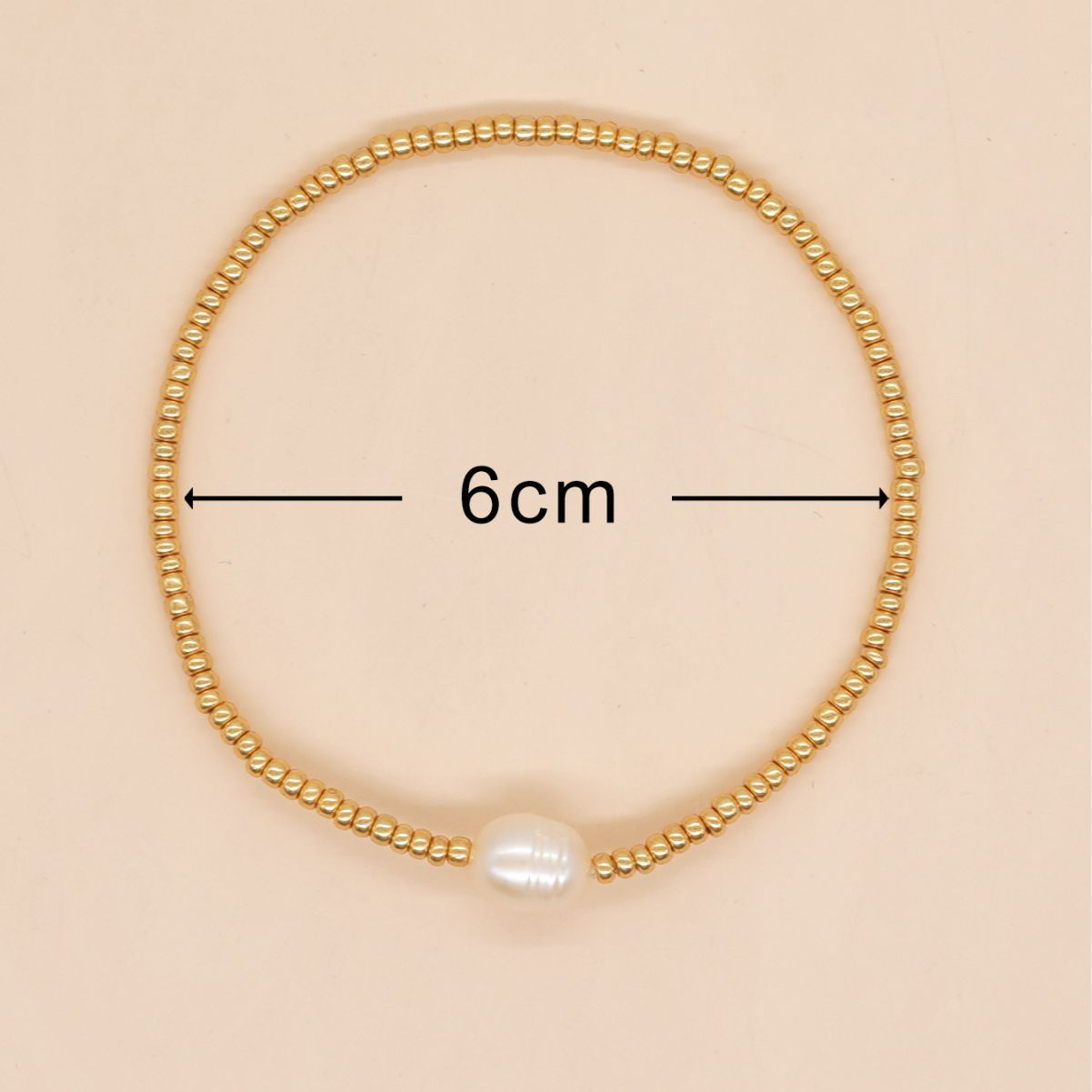 Simple Style Round Freshwater Pearl Seed Bead Wholesale Bracelets display picture 4