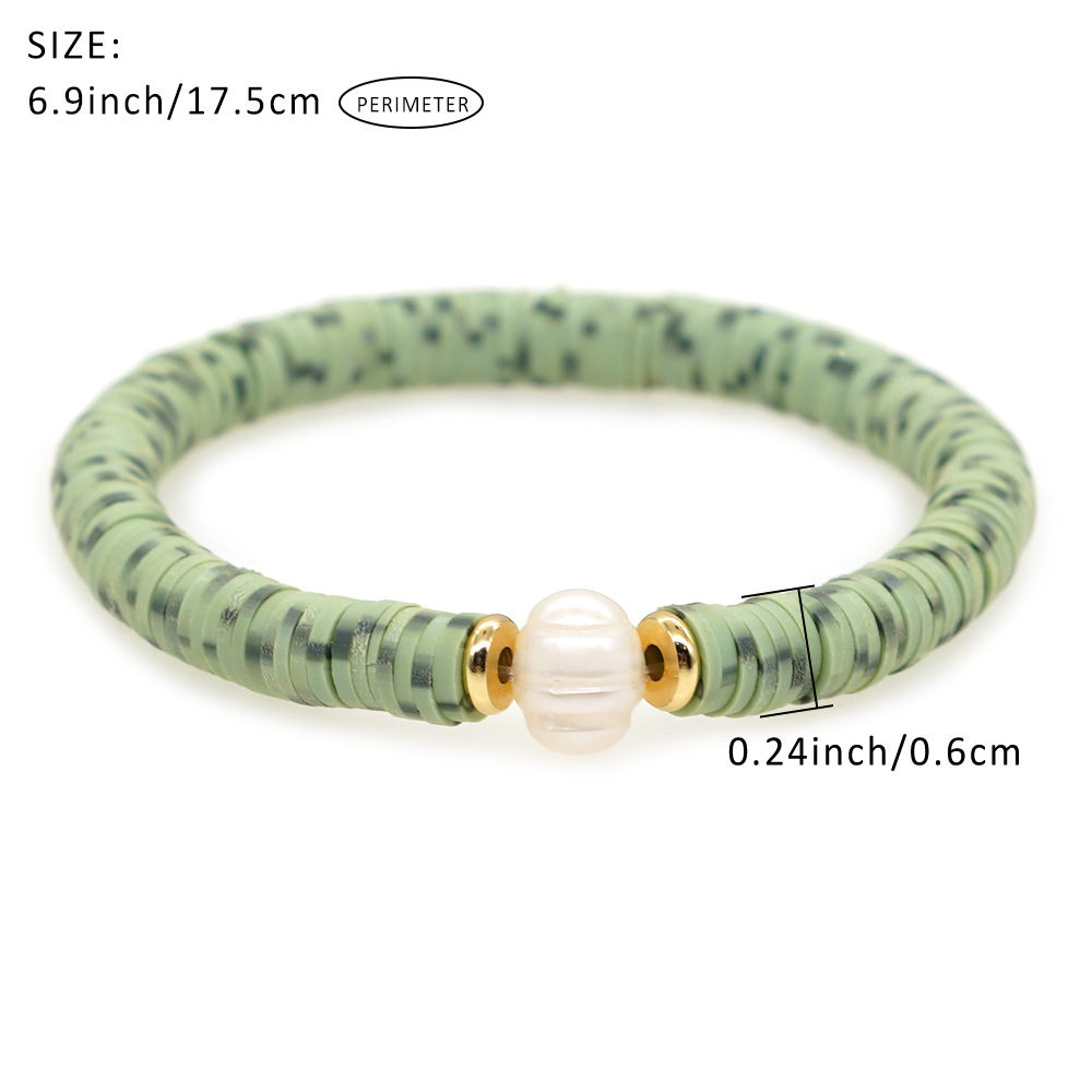 Ethnic Style Round Soft Clay Beaded Women's Bracelets display picture 6