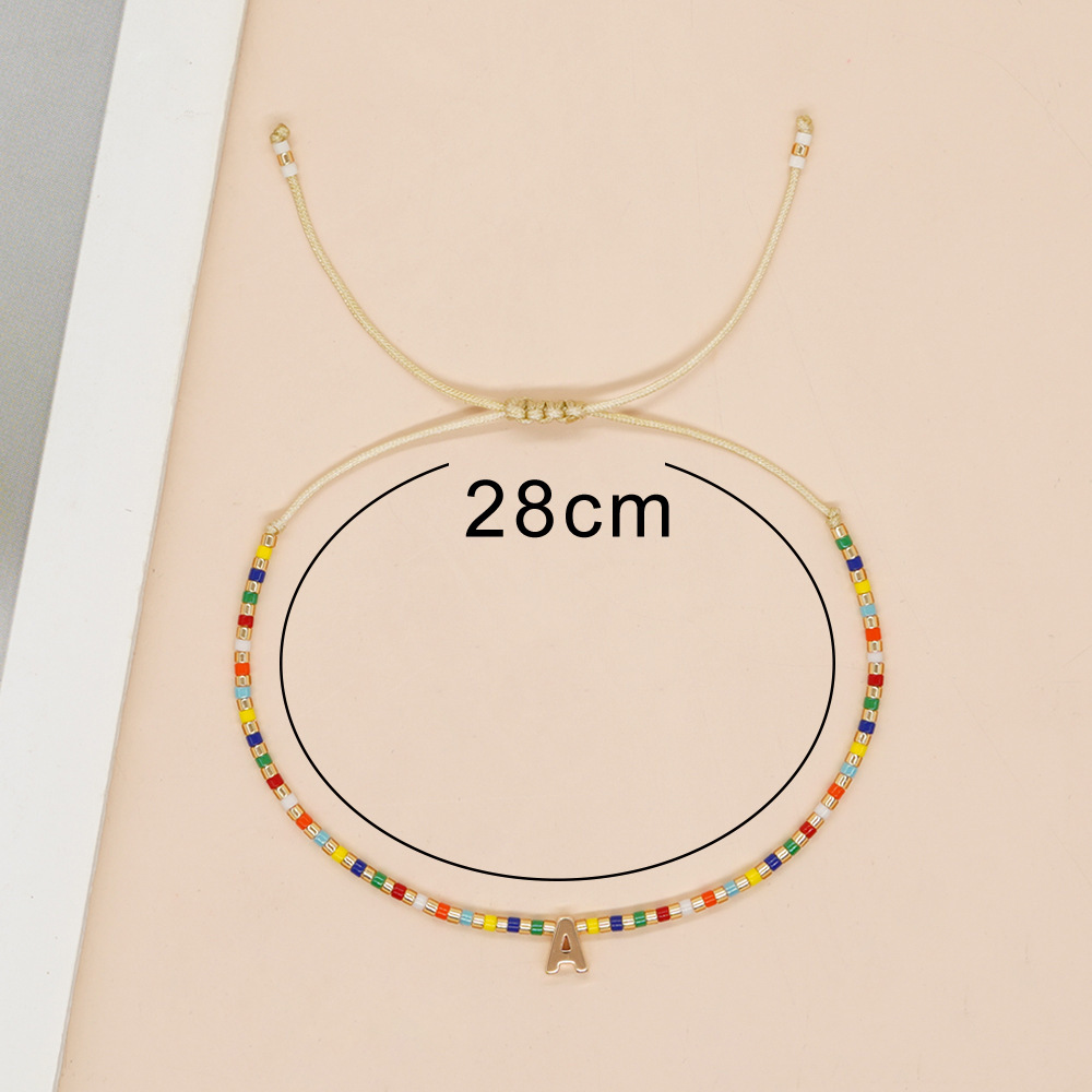 Estilo Simple Letra Cuenta De Semillas Con Cuentas Mujeres Pulsera display picture 3