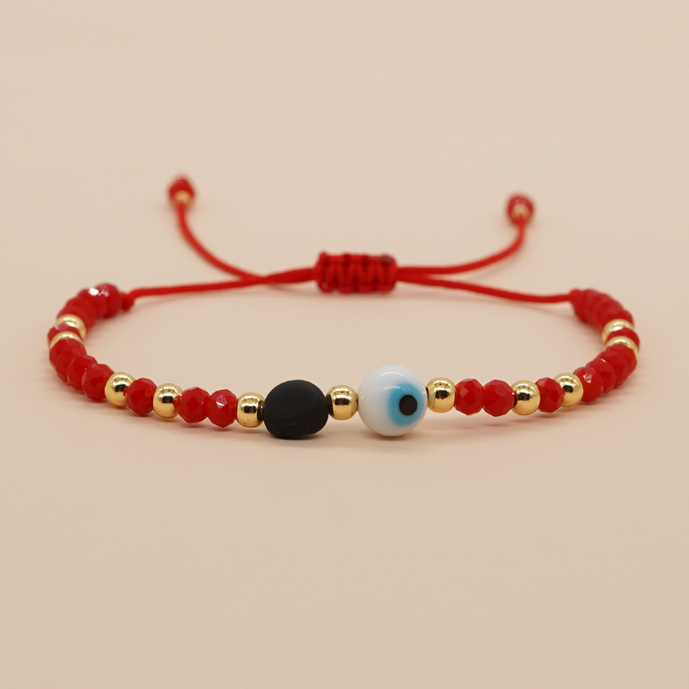 Ethnic Style Devil's Eye Artificial Crystal Beaded Women's Bracelets display picture 1