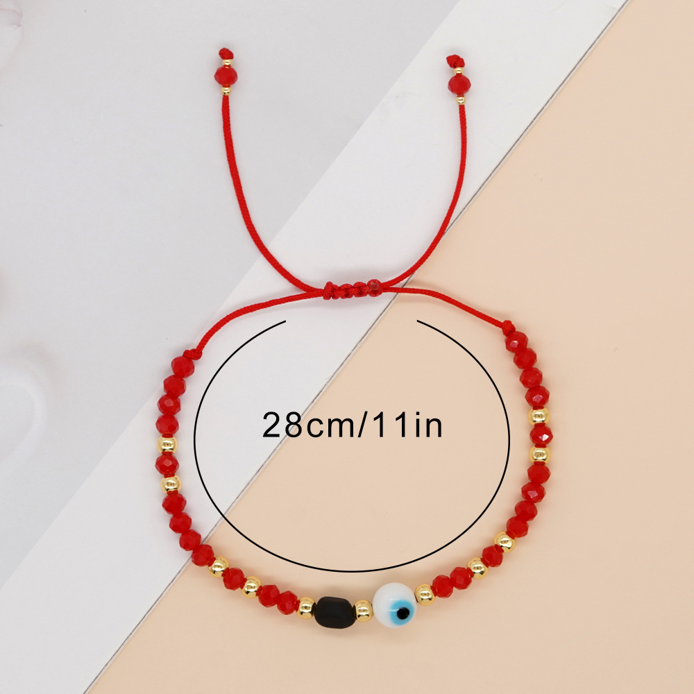 Ethnic Style Devil's Eye Artificial Crystal Beaded Women's Bracelets display picture 3