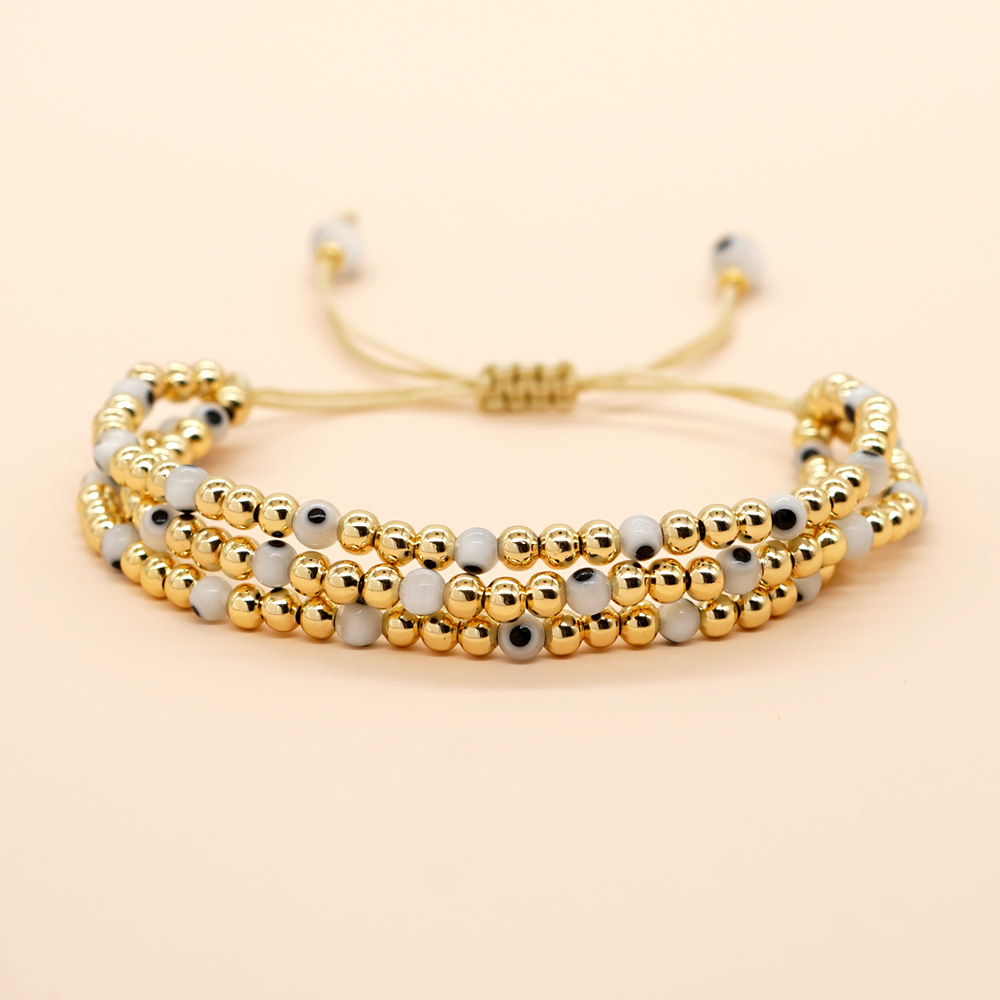 Ethnischer Stil Teufels Auge Legierung Perlen Paar Armbänder display picture 10