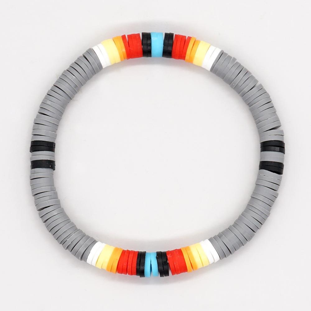 Dame Multicolore Argile Molle Unisexe Bracelets display picture 9