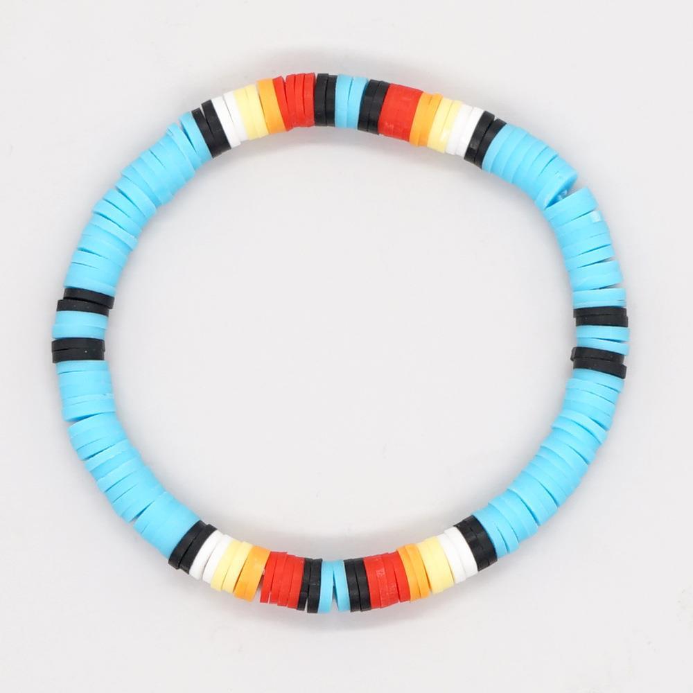 Lady Multicolor Soft Clay Unisex Bracelets display picture 17