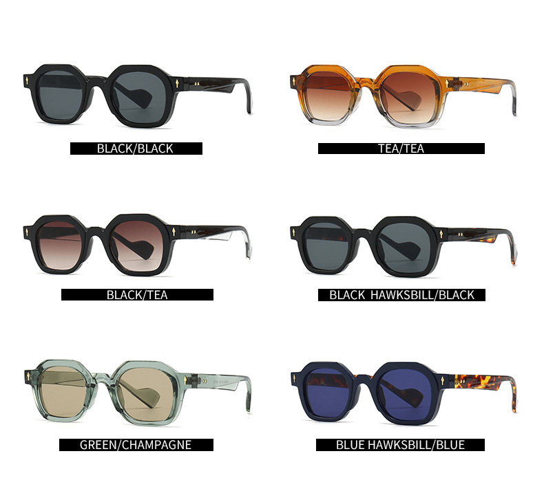 Retro Solid Color Pc Round Frame Full Frame Glasses display picture 4
