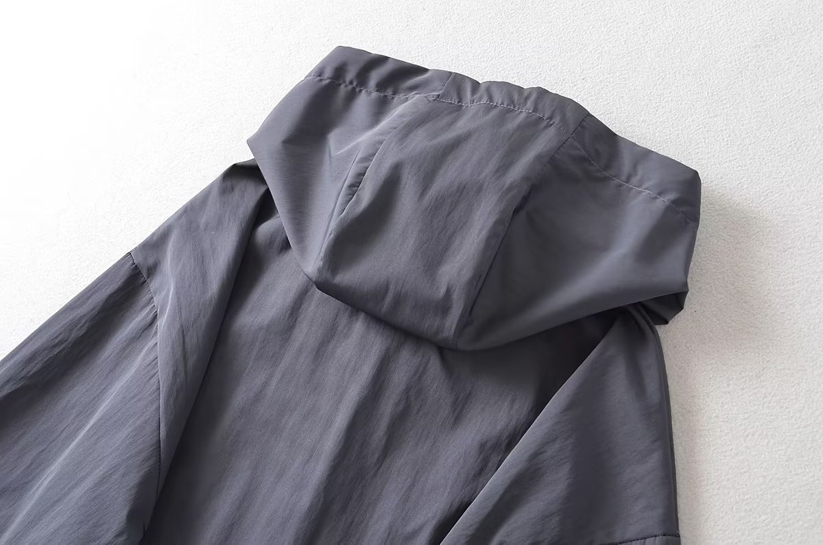Frau Lässig Einfarbig Tasche Reißverschluss Mantel Jacke display picture 21