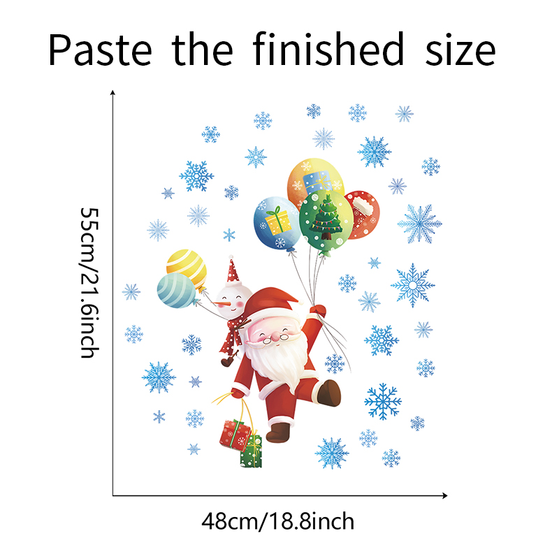 Navidad Casual Lindo Papá Noel Copo De Nieve Pvc display picture 1