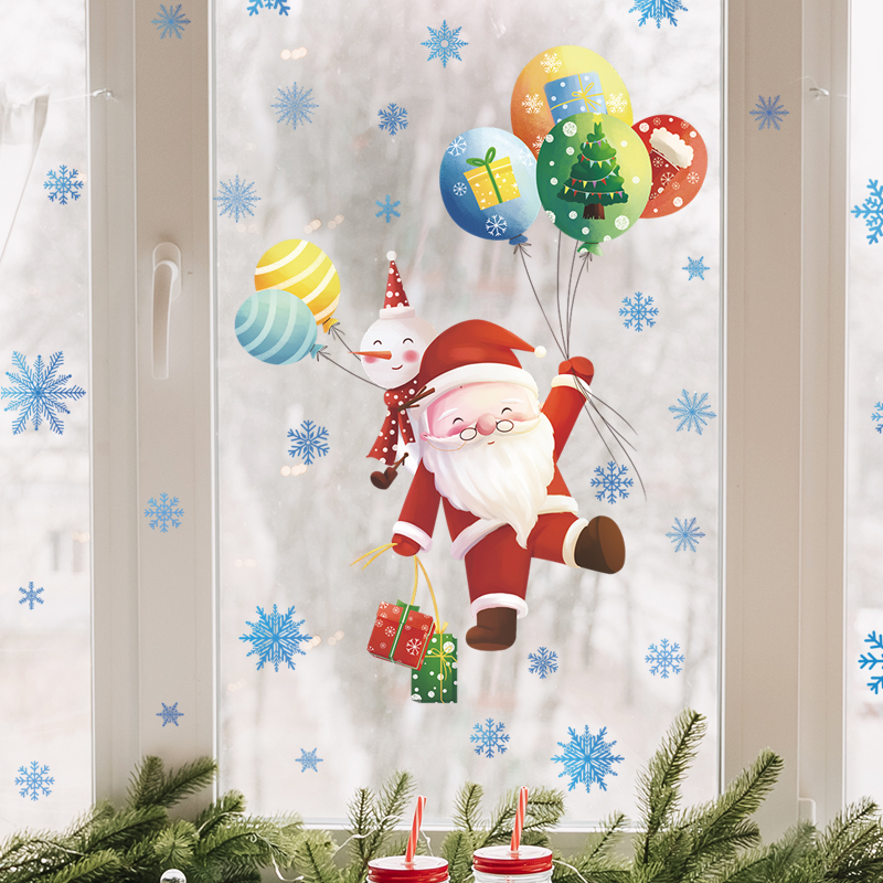 Christmas Casual Cute Santa Claus Snowflake Pvc display picture 4