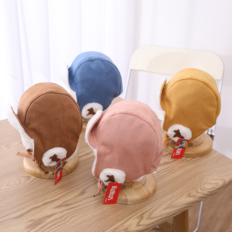 Children Unisex Cute Solid Color Beanie Hat display picture 12