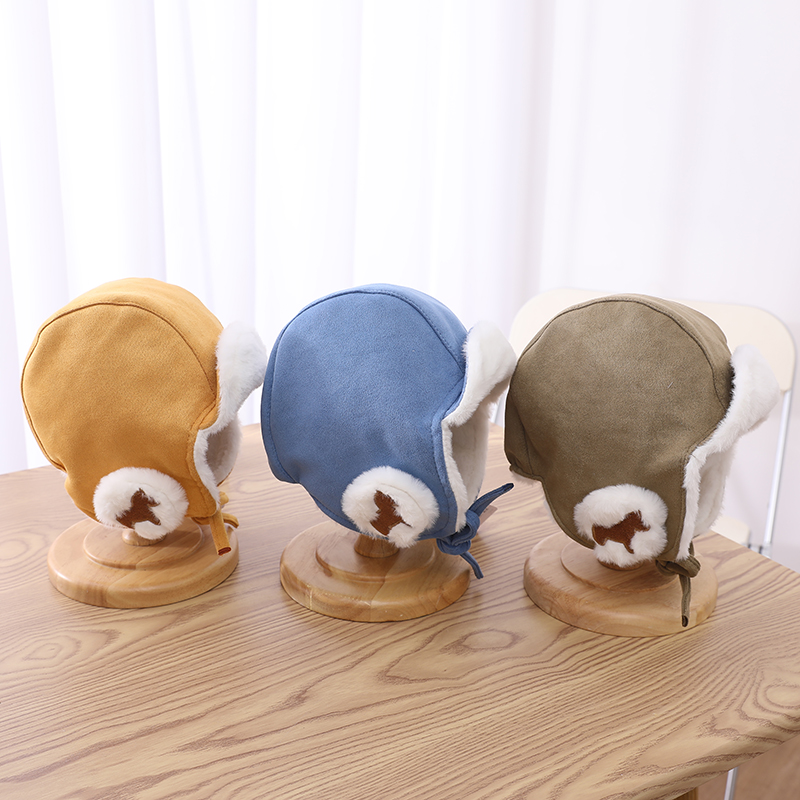 Children Unisex Cute Solid Color Beanie Hat display picture 15