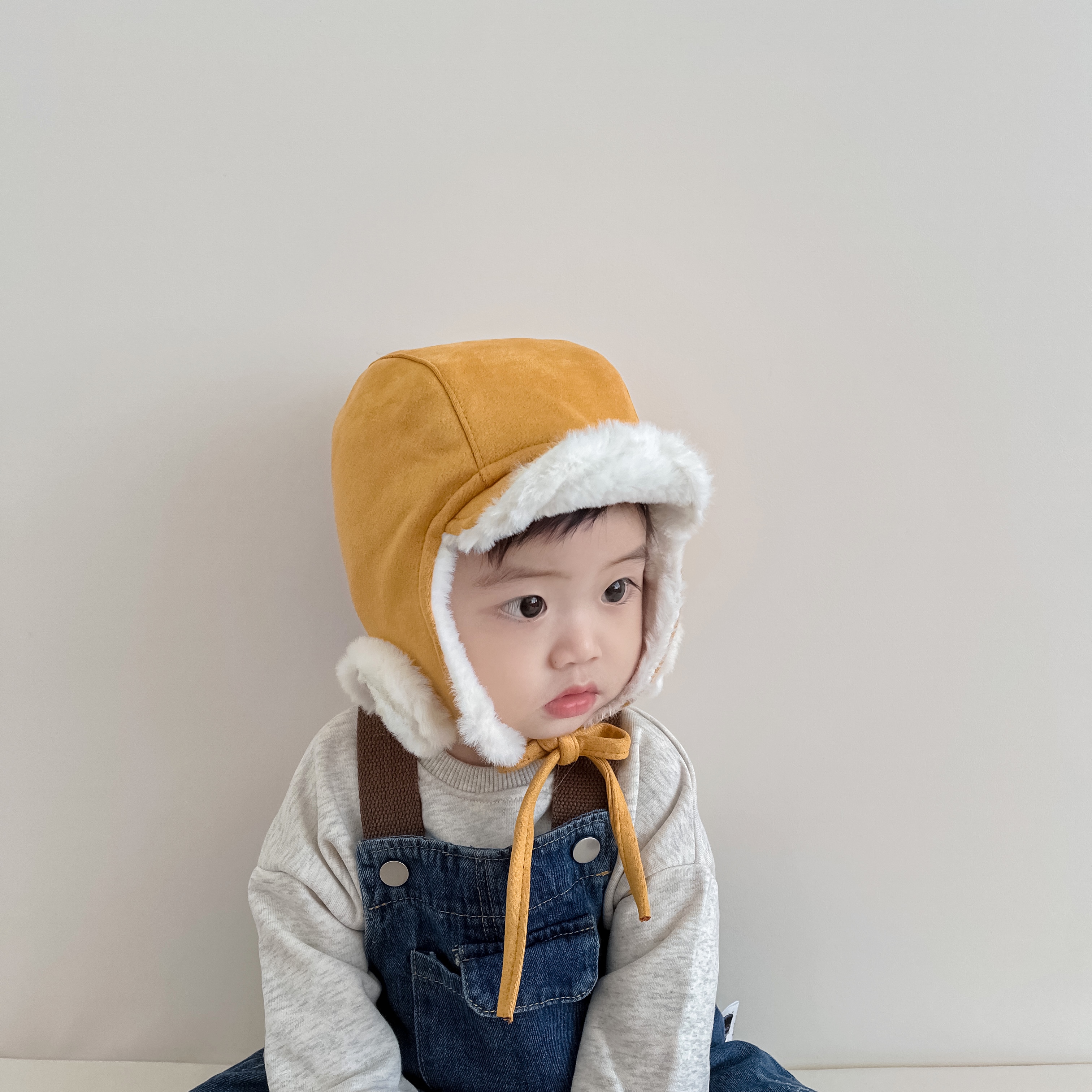 Children Unisex Cute Solid Color Beanie Hat display picture 18