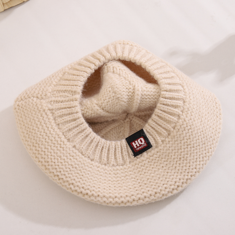 Girl's Ig Style Casual Solid Color Flower Beret Hat display picture 8
