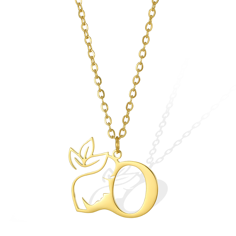 Simple Style Human Face Rabbit Stainless Steel 18k Gold Plated Pendant Necklace display picture 3