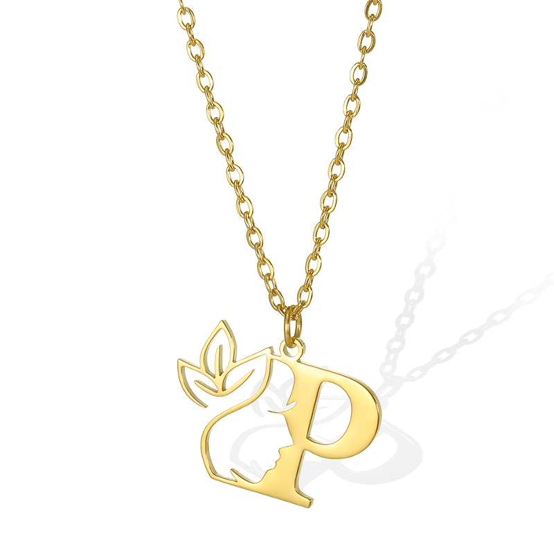 Simple Style Human Face Rabbit Stainless Steel 18k Gold Plated Pendant Necklace display picture 4