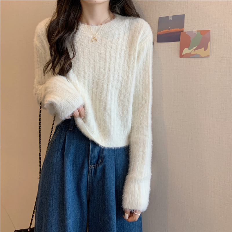 Women's Sweater Long Sleeve Sweaters & Cardigans Casual Solid Color display picture 3