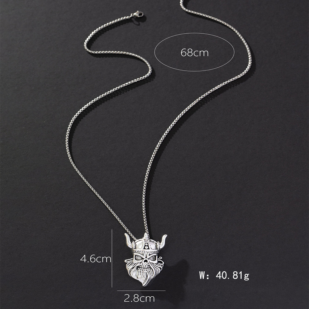 Hip-hop Cartoon Character Stainless Steel Alloy Plating Men's Pendant Necklace display picture 2