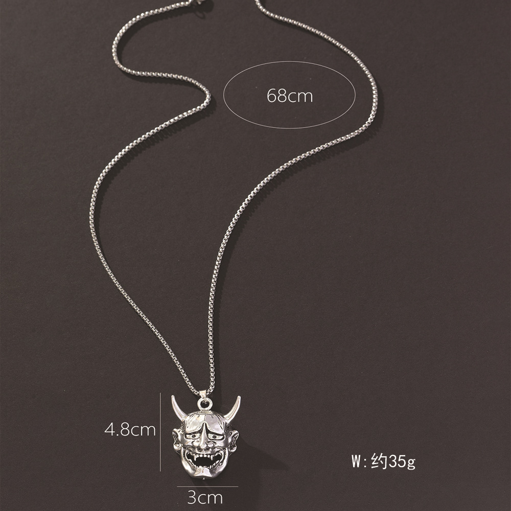 Hip-hop Ghost Stainless Steel Alloy Plating Unisex Pendant Necklace display picture 2