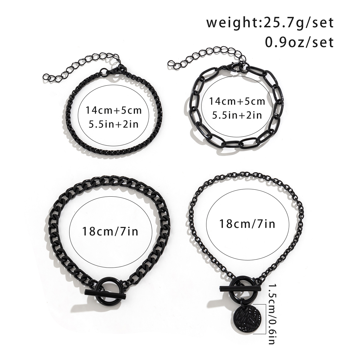 Retro Exaggerated Cool Style Irregular Round Tassel Alloy Iron Women's Bracelets display picture 1
