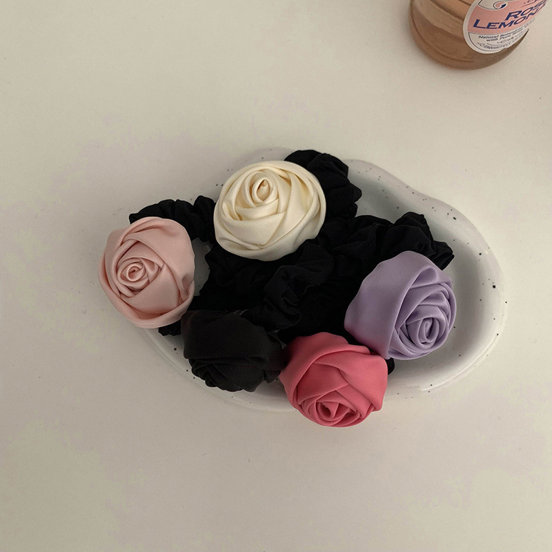 Simple Style Flower Cloth Hair Tie display picture 2