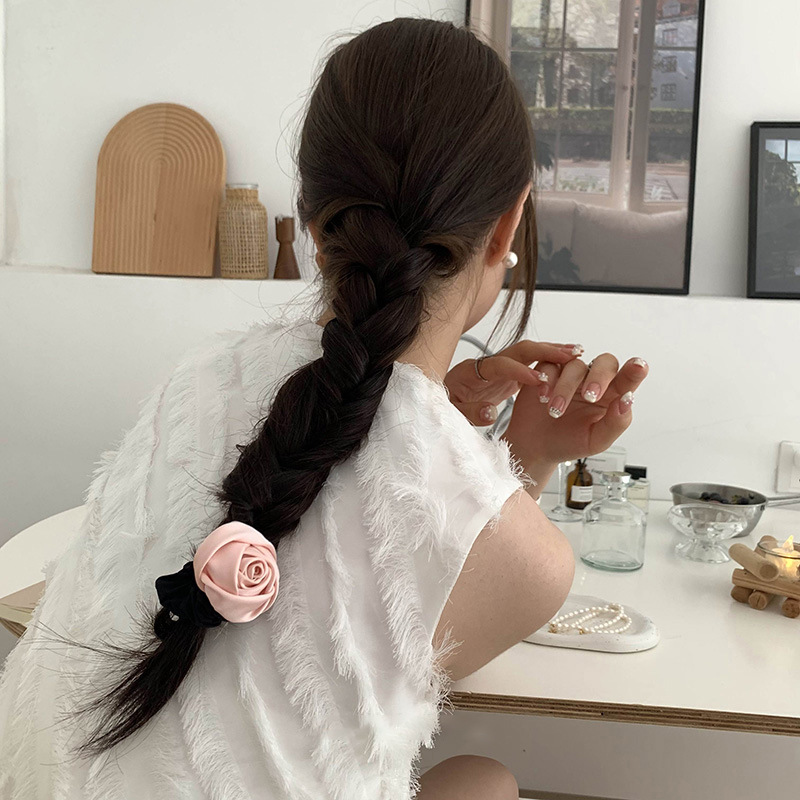 Simple Style Flower Cloth Hair Tie display picture 10