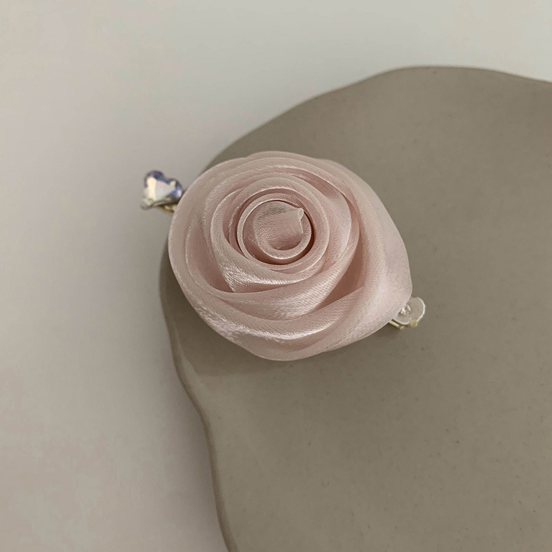 Lady Rose Cloth Hair Clip display picture 4