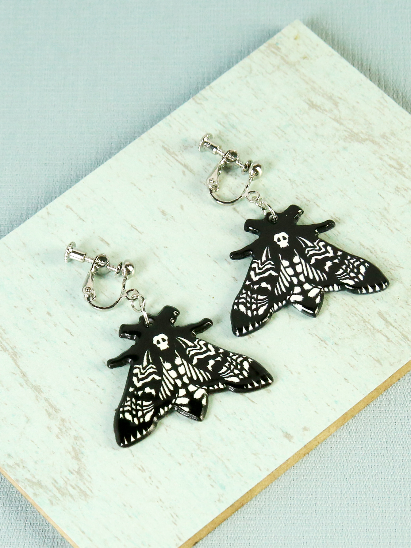 Wholesale Jewelry Funny Cat Bat Butterfly Arylic Drop Earrings Ear Cuffs display picture 12