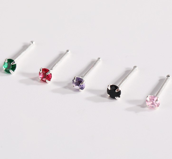 Simple Style Geometric Copper Rhinestones Nose Studs In Bulk display picture 1