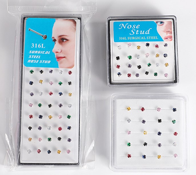 Simple Style Geometric Copper Rhinestones Nose Studs In Bulk display picture 3
