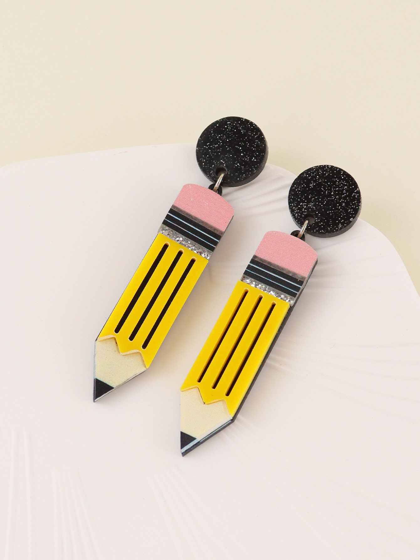 Wholesale Jewelry Elegant Pencil Arylic Drop Earrings display picture 6