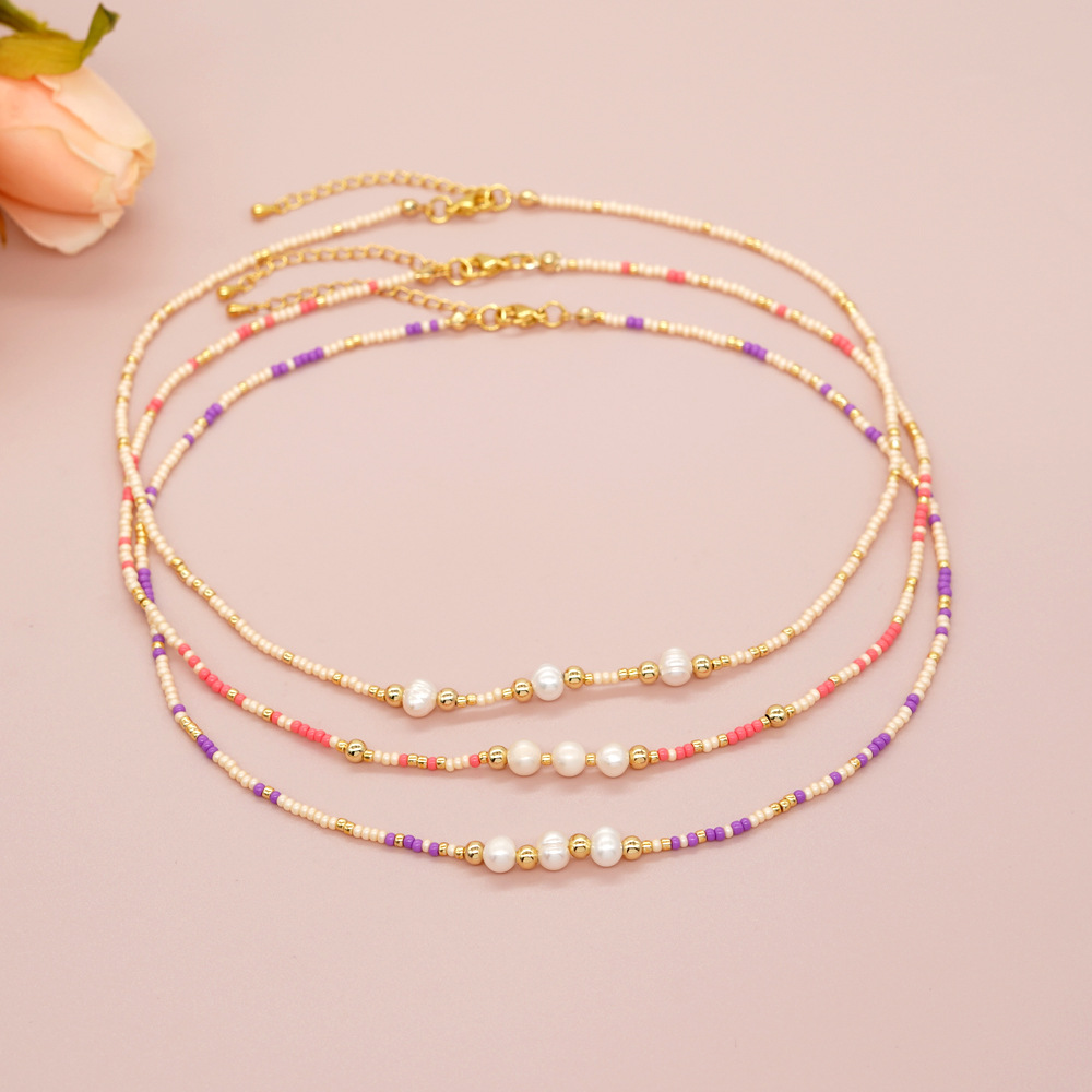 Ethnic Style Round Alloy Beaded Women's Necklace display picture 1