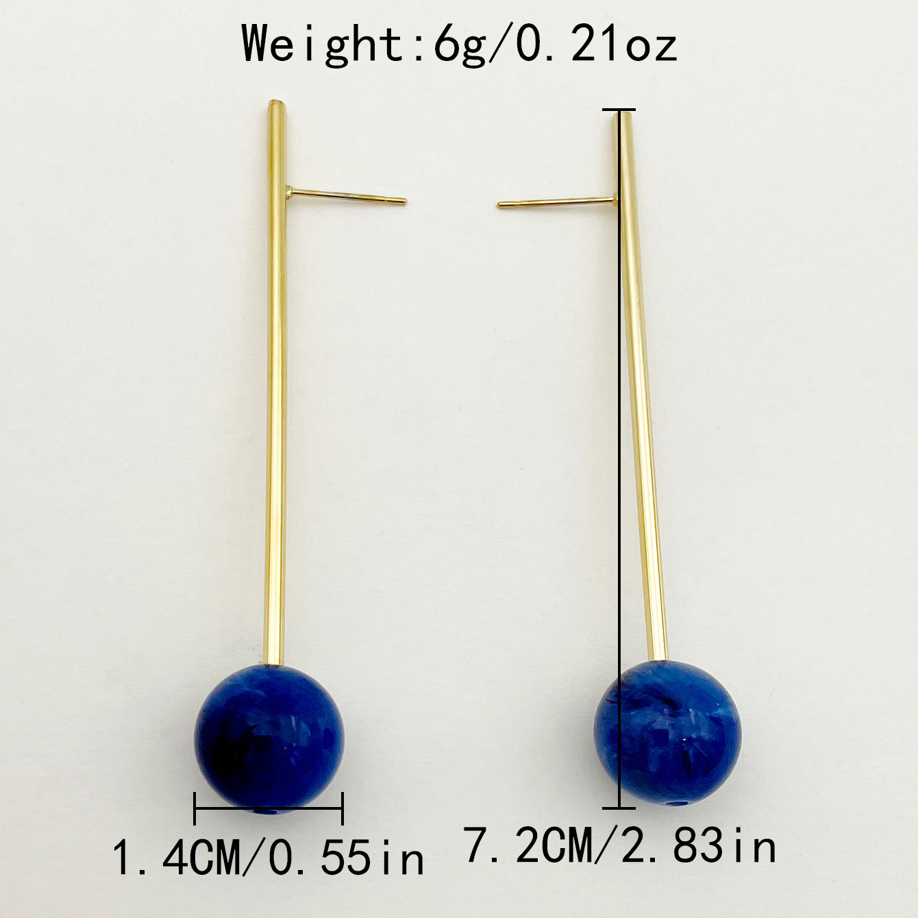 1 Pair Retro Simple Style Geometric Plating 304 Stainless Steel Glass Stone Gold Plated Ear Studs display picture 3
