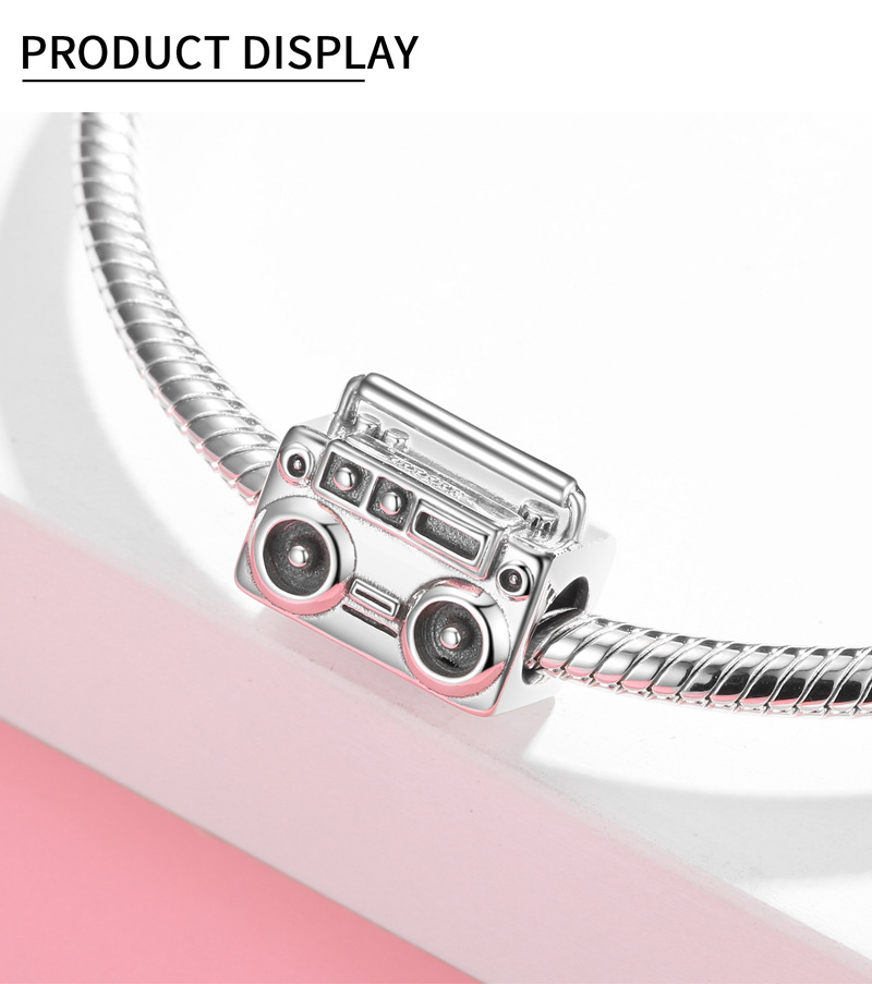 Ig Style Simple Style Audio Sterling Silver Jewelry Accessories display picture 5