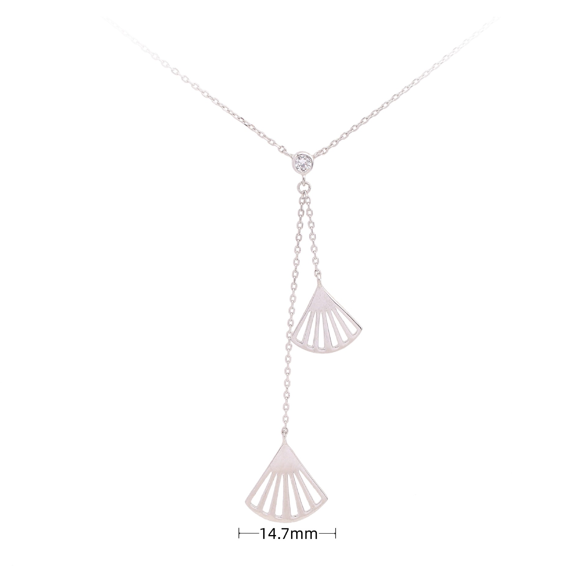 Simple Style Shell Sterling Silver Pendant Necklace In Bulk display picture 4